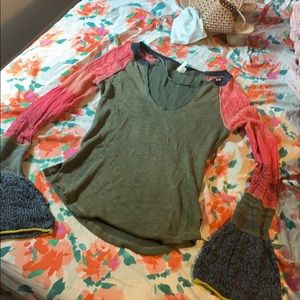 Unique free people shirt